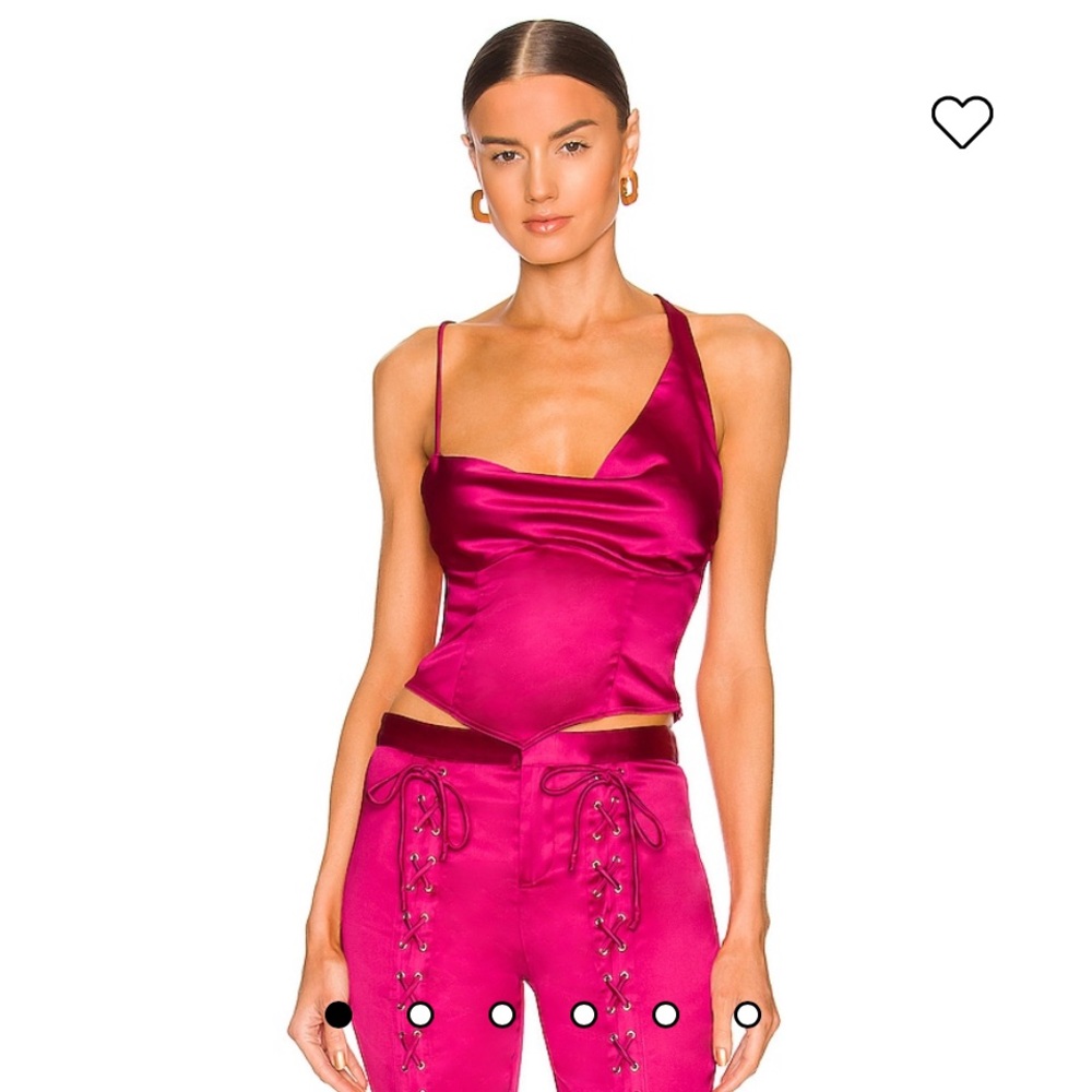 Song of Style Aislin Cami in Fuchsia Pink